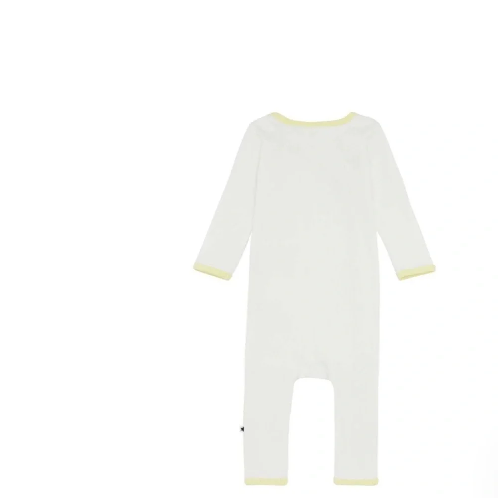 Molo Ivory and Lemon Kids One piece.  Euro 62 is 3 to 6 mos